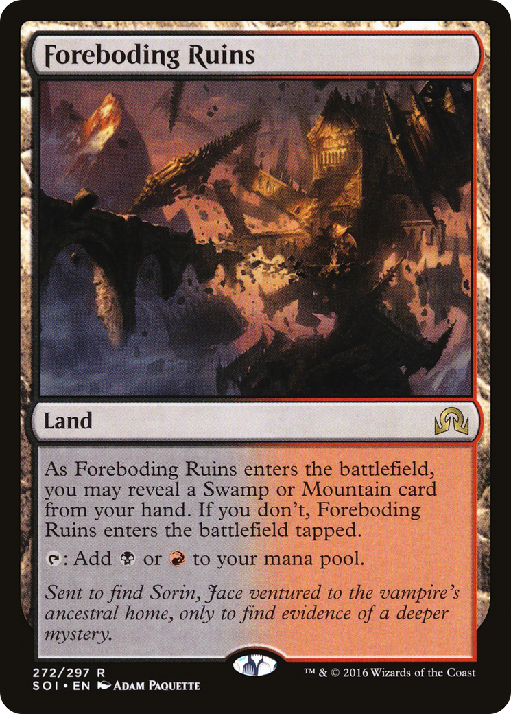 Foreboding Ruins (SOI-272) - Shadows over Innistrad Foil