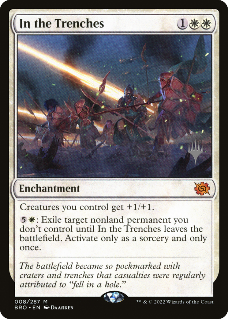 In the Trenches (PPBRO-008) - The Brothers' War Promos Foil