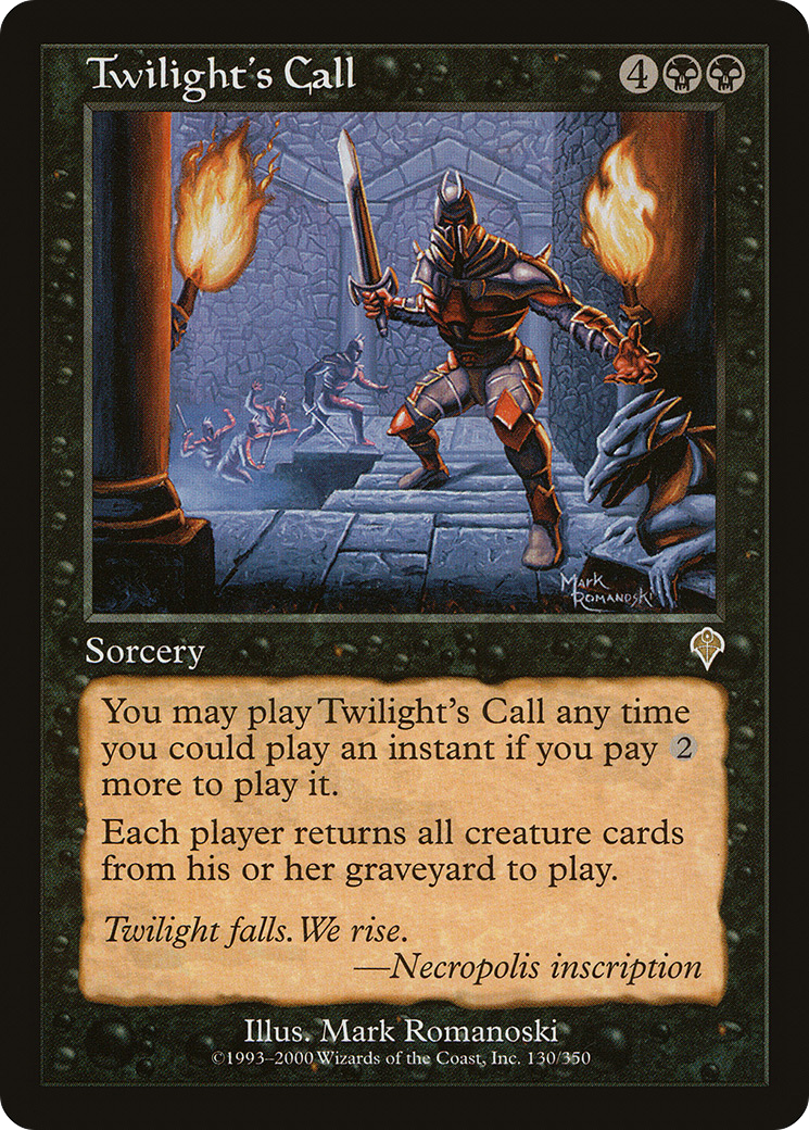 Twilight's Call (INV-130) - Invasion Foil