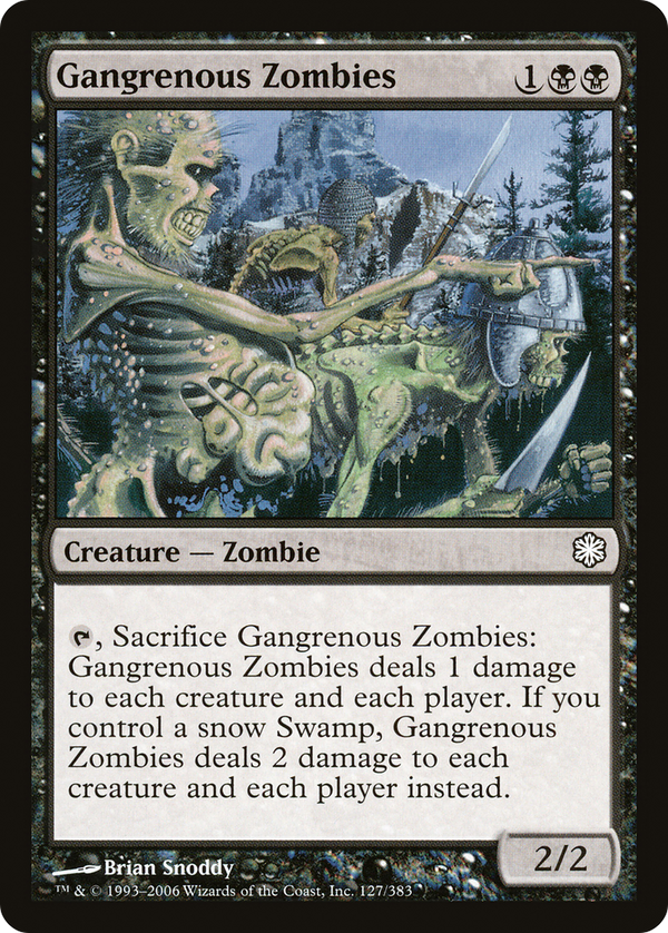 Gangrenous Zombies (CTD-127) - Coldsnap Theme Decks