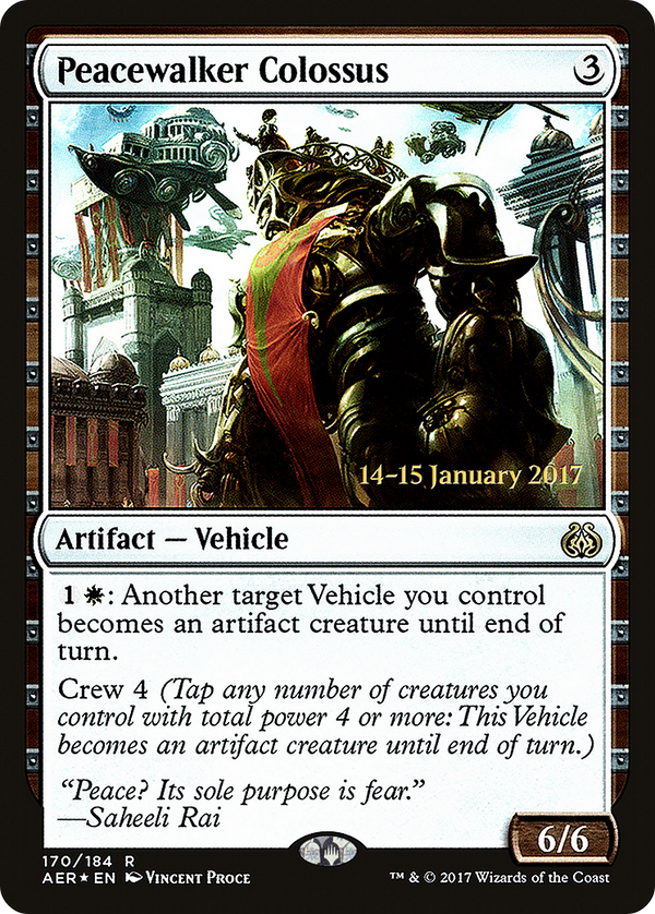 Peacewalker Colossus (PRE-170) - Aether Revolt Promos Foil