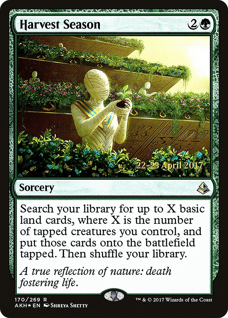 Harvest Season (PRE-170) - Amonkhet Promos Foil