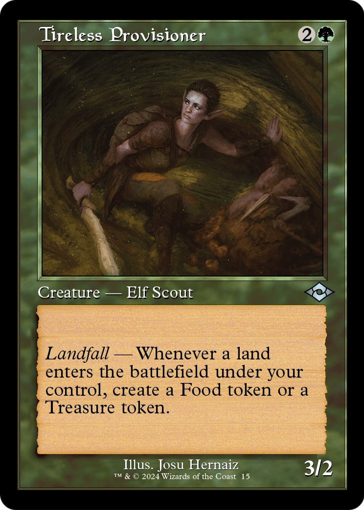 Tireless Provisioner (Retro Frame) (MH2-015) - Modern Horizons 2 Timeshifts