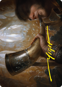 Horn of Gondor // Horn of Gondor (ALTR-029) - Tales of Middle-earth Art Series (Borderless) Foil