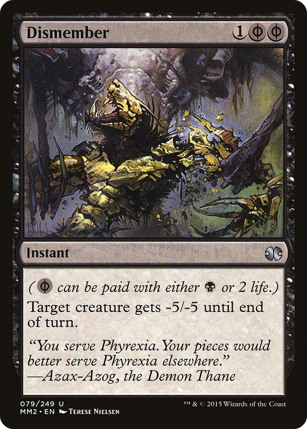 Dismember (MM2-079) - Modern Masters 2015 Foil