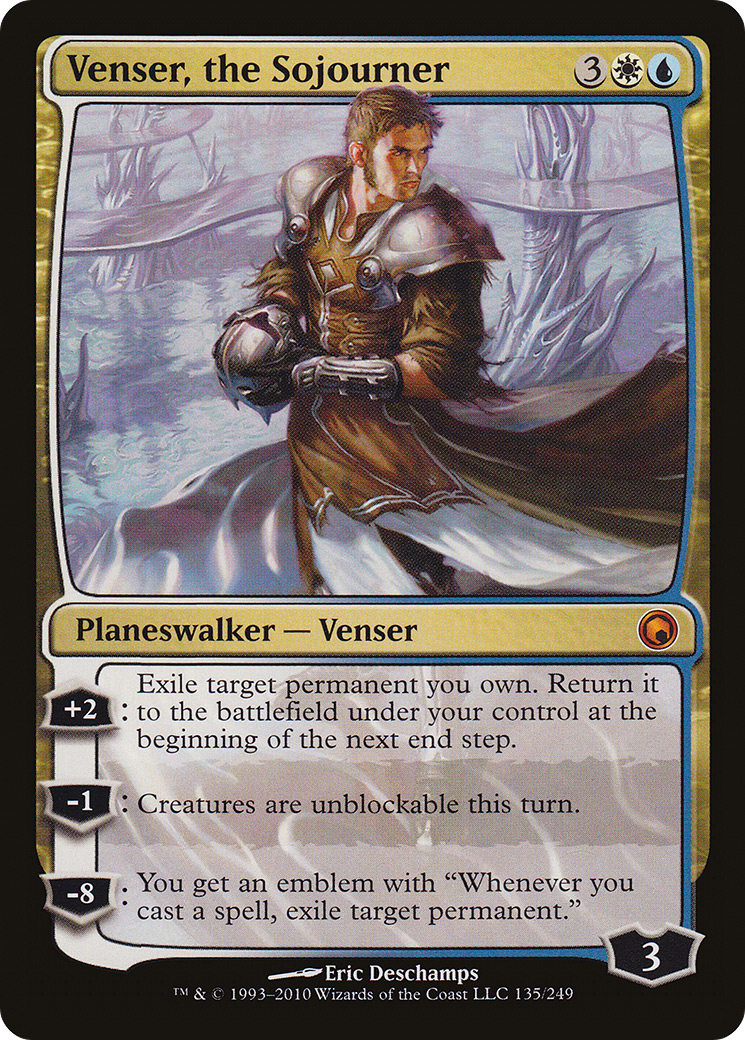 Venser, the Sojourner (SOM-135) - Scars of Mirrodin