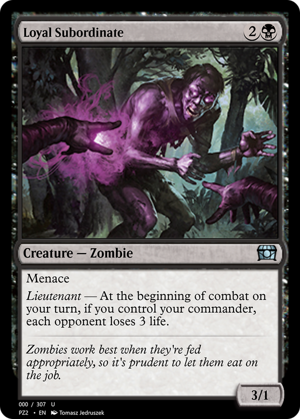 Loyal Subordinate (PZ2-70735) - Treasure Chest Foil