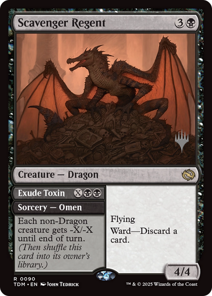 Scavenger Regent (PPTDM-090) - Promo Pack: Tarkir: Dragonstorm Foil