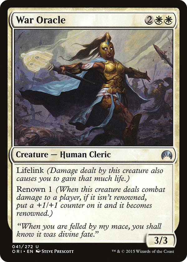 War Oracle (ORI-041) - Magic Origins Foil