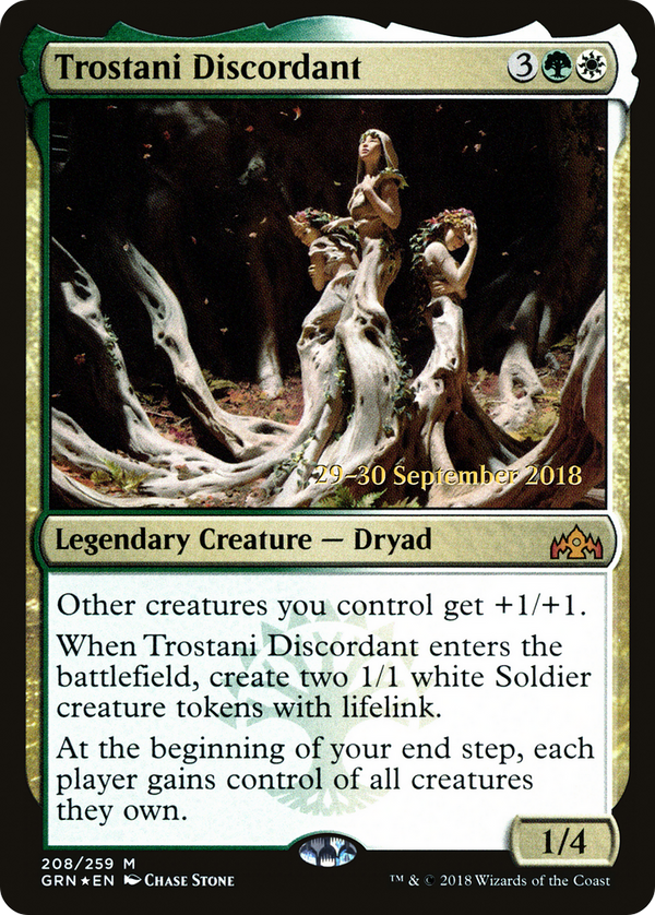 Trostani Discordant (PRE-208) - Guilds of Ravnica Promos Foil