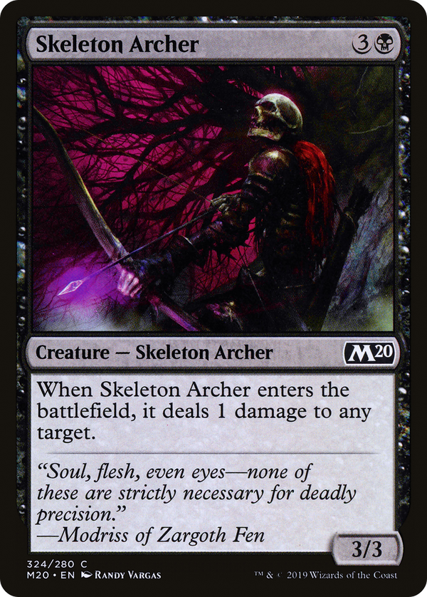 Skeleton Archer (M20-324) - Core Set 2020