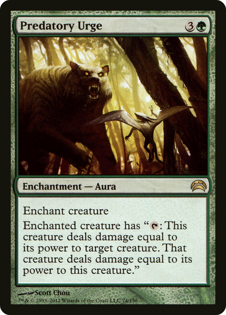 Predatory Urge (PC2-074) - Planechase 2012 Foil