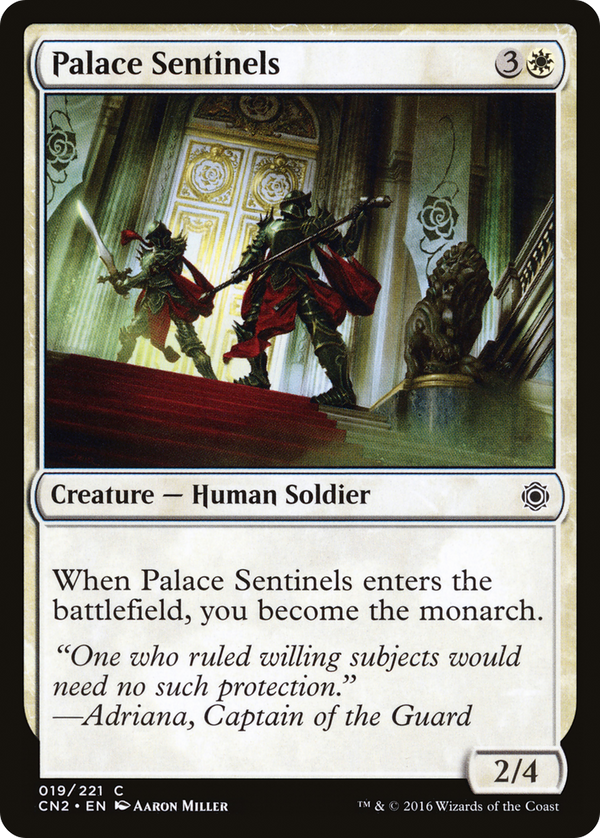 Palace Sentinels (CN2-019) - Conspiracy: Take the Crown Foil