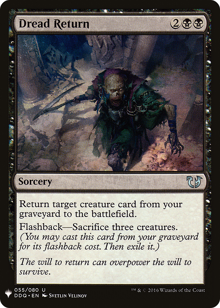 Dread Return (LIST-055) - The List