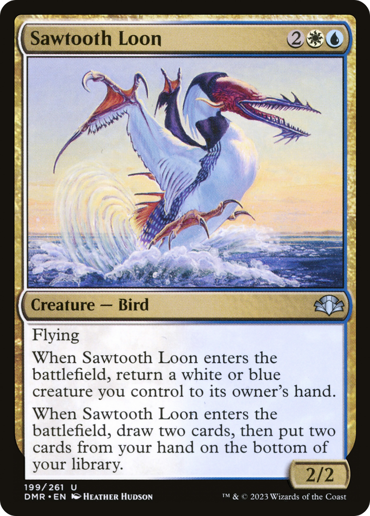 Sawtooth Loon (DMR-199) - Dominaria Remastered