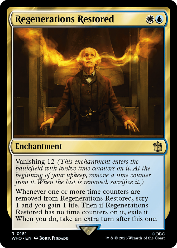Regenerations Restored (WHO-151) - Doctor Who Foil