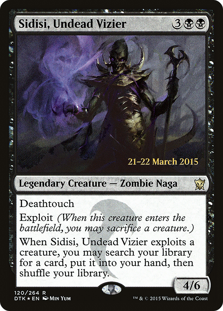Sidisi, Undead Vizier (PRE-120) - Dragons of Tarkir Promos Foil