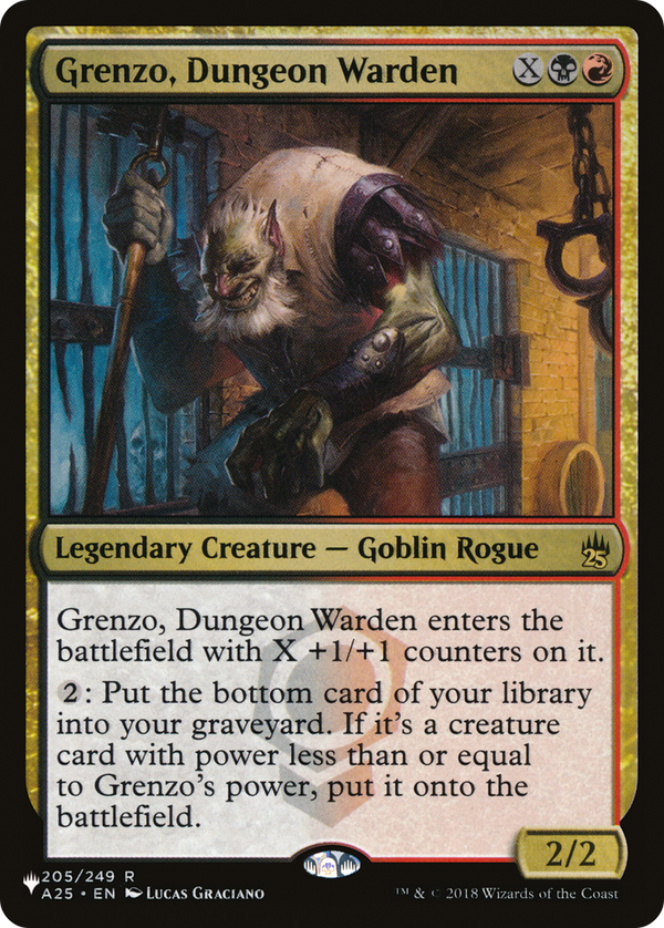 Grenzo, Dungeon Warden (LIST-205/249) - The List