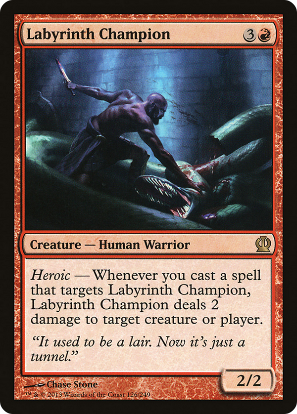 Labyrinth Champion (THS-126) - Theros Foil