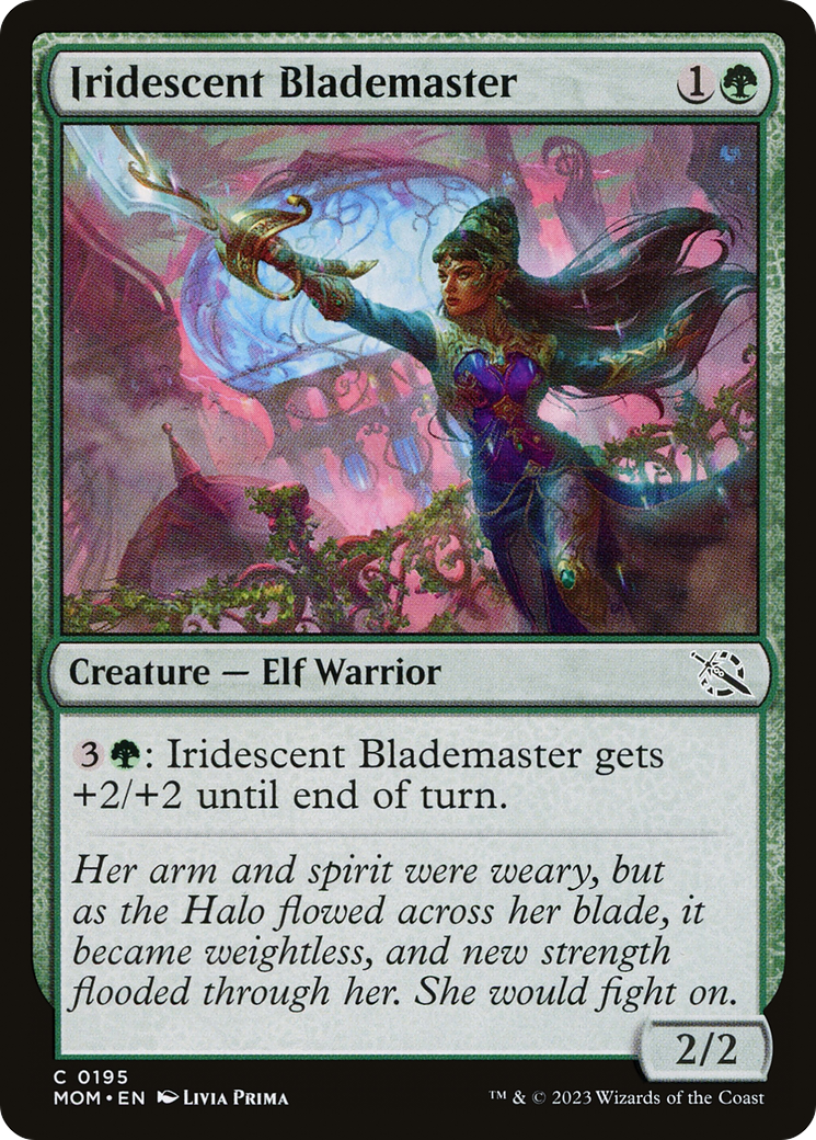 Iridescent Blademaster (MOM-195) - March of the Machine