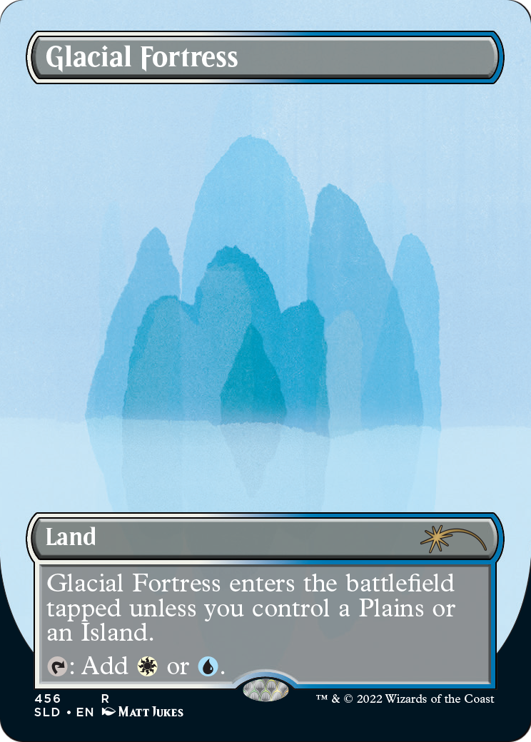 Glacial Fortress (SLD-456) - Secret Lair Drop (Borderless) Foil