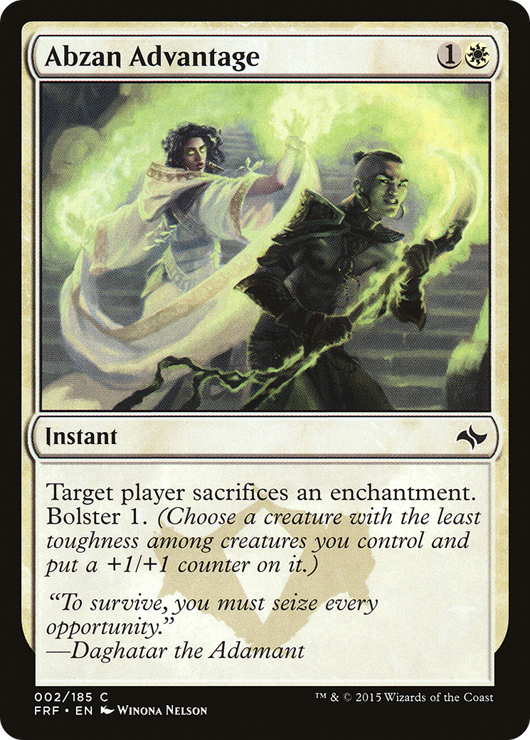 Abzan Advantage (FRF-002) - Fate Reforged Foil