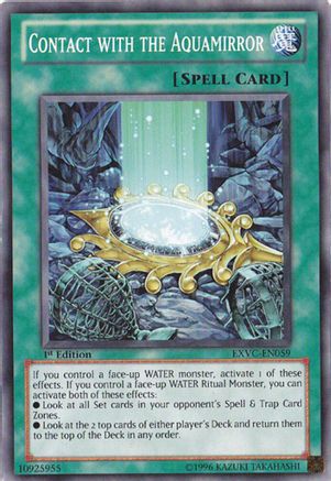 Contact with the Aquamirror (EXVC-EN059) - Extreme Victory 1st Edition