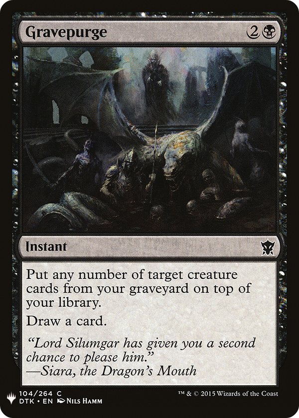 Gravepurge (LIST-104) - The List