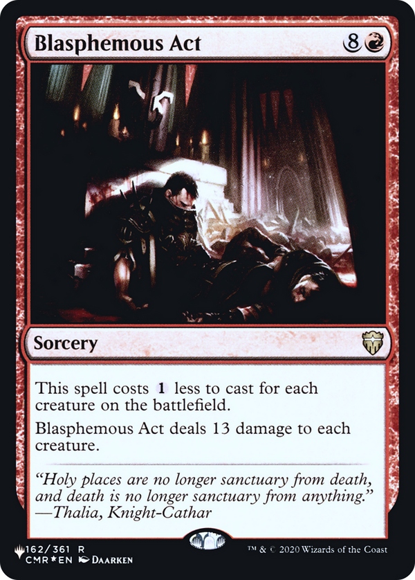Blasphemous Act (LIST-162) - The List Foil