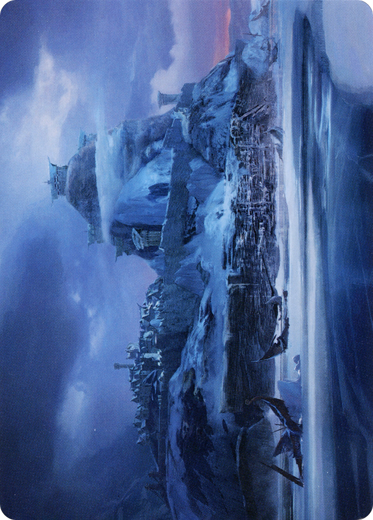 Port of Karfell // Port of Karfell (ASKHM-072) - Art Series: Kaldheim (Borderless) Foil