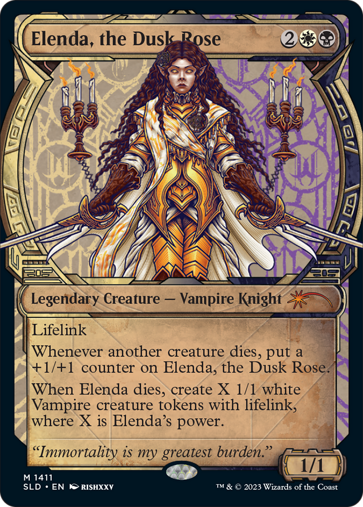 Elenda, the Dusk Rose (SLD-1411) - Secret Lair Drop: (Showcase)