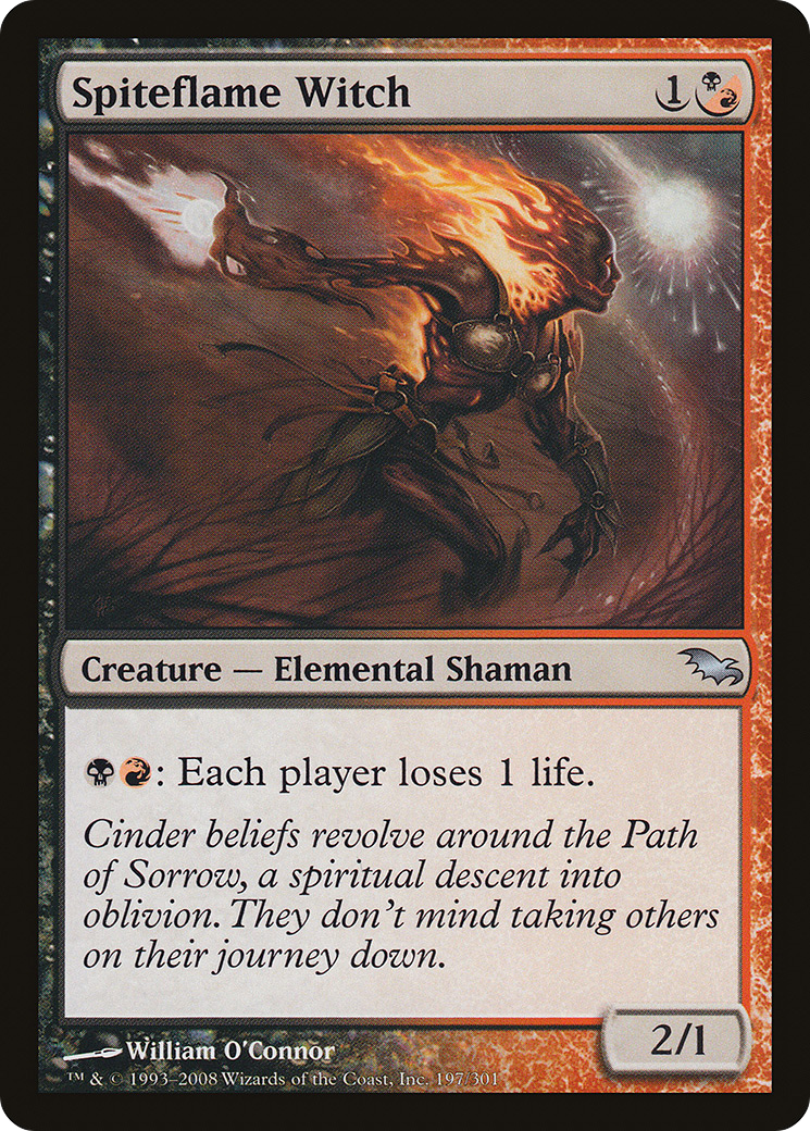 Spiteflame Witch (SHM-197) - Shadowmoor Foil