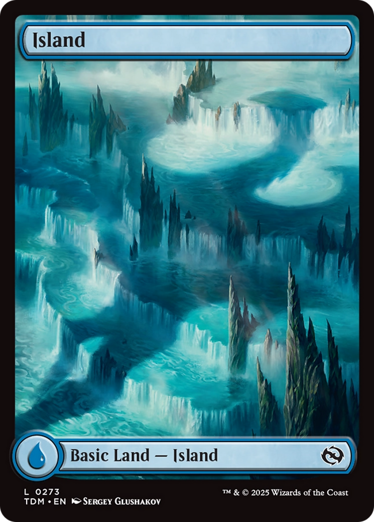 Island (0273) (TDM-273) - Tarkir: Dragonstorm Foil