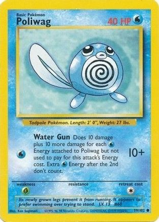 Poliwag 059 Base Set - Common