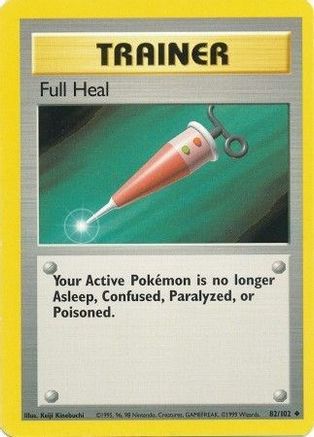 Full Heal 082 Base Set - Uncommon
