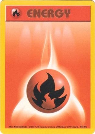Fire Energy 098 Base Set - Common