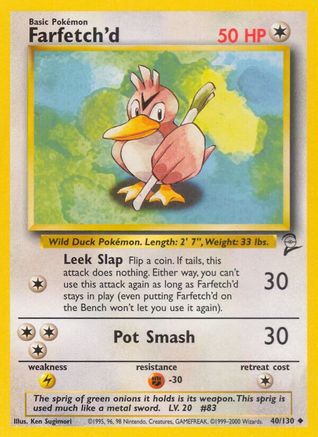 Farfetch'd 040 Base Set 2 - Uncommon
