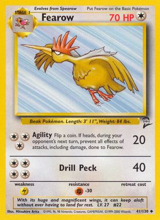 Fearow 041 Base Set 2 - Uncommon