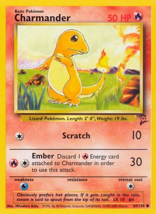 Charmander 069 Base Set 2 - Common