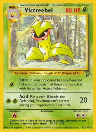 Victreebel 032 Base Set 2 - Rare