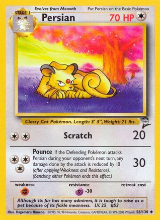 Persian 056 Base Set 2 - Uncommon