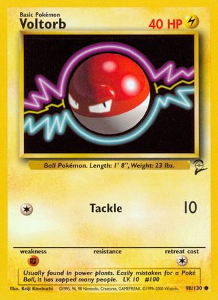 Voltorb 098 Base Set 2 - Common