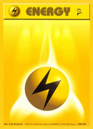Lightning Energy 128 Base Set 2 - Common