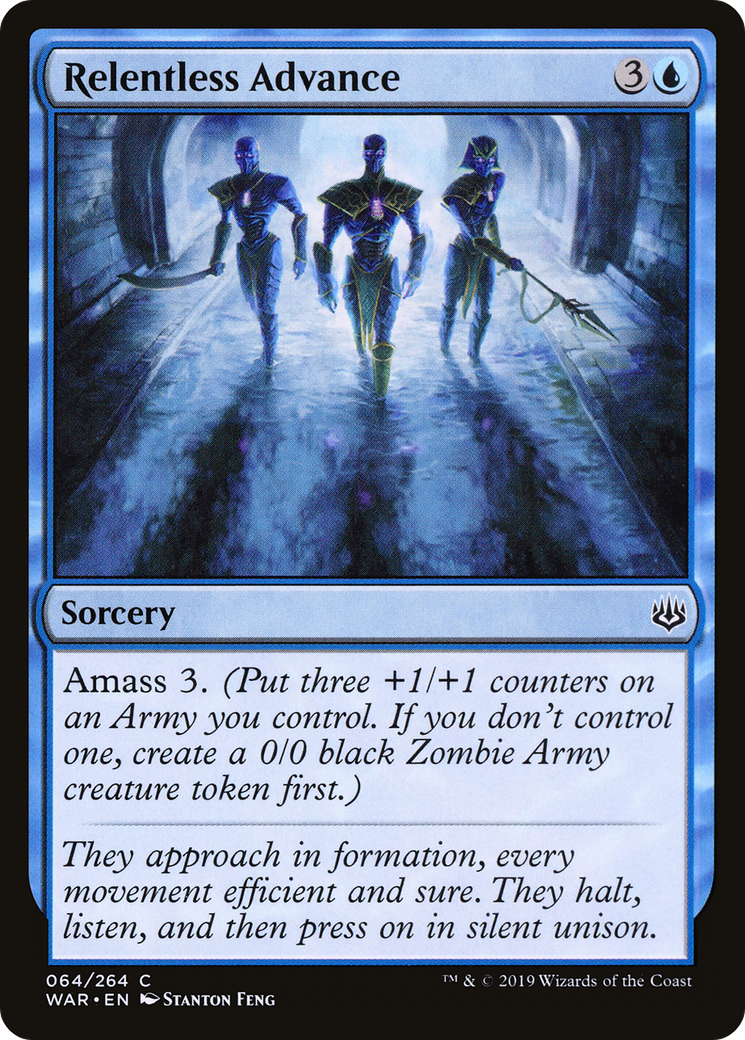 Relentless Advance (WAR-064) - War of the Spark Foil