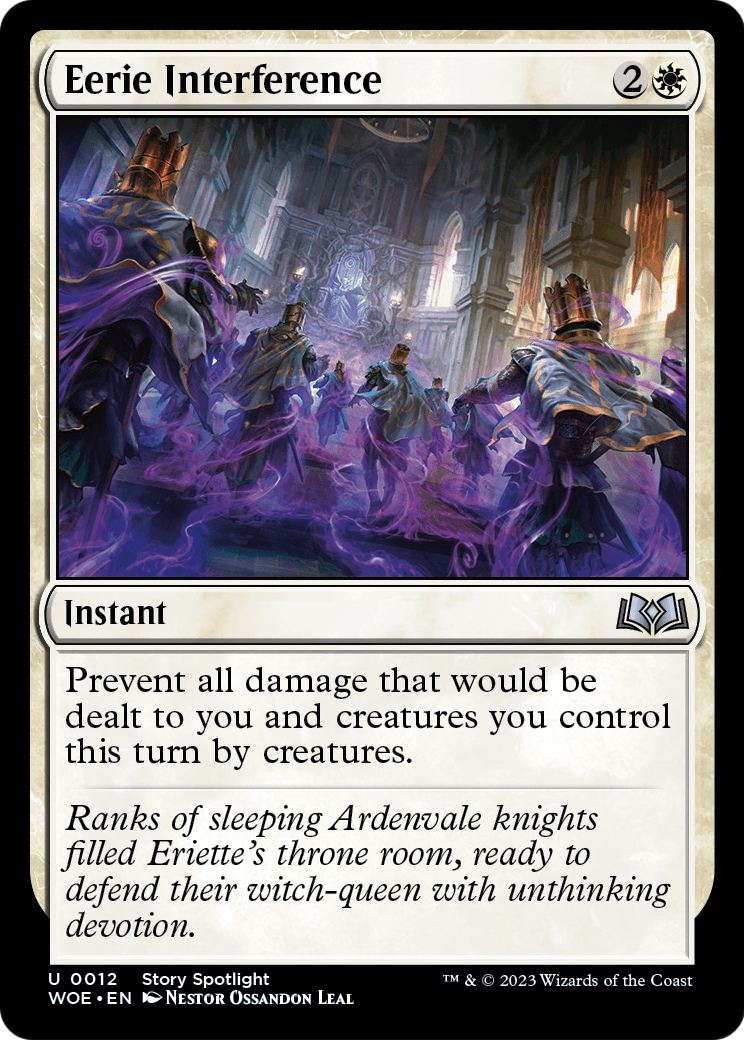 Eerie Interference (WOE-012) - Wilds of Eldraine Foil