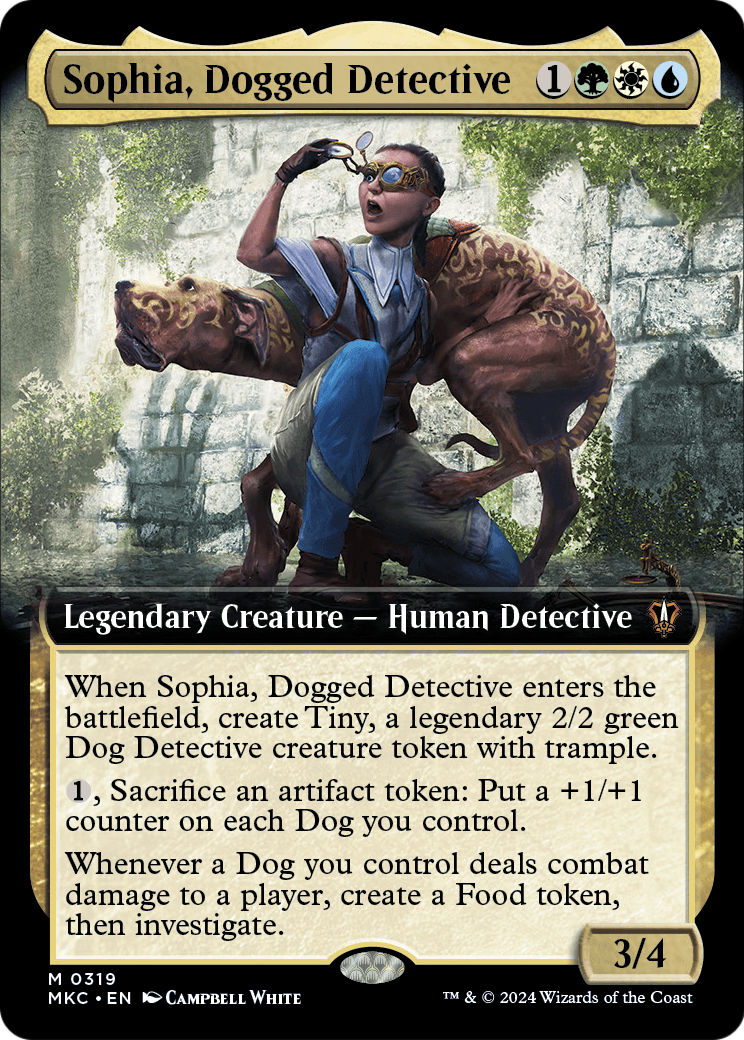 Sophia, Dogged Detective (Extended Art) (MKC-319) - Murders at Karlov Manor Commander: (Extended Art)