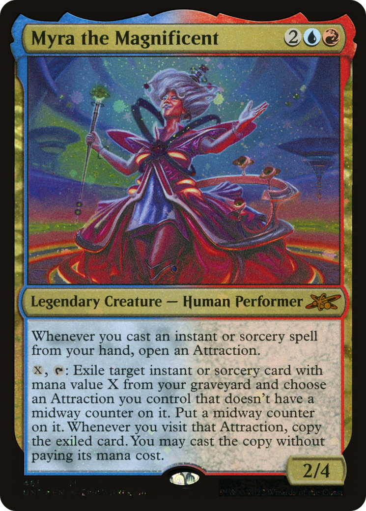 Myra the Magnificent (Galaxy Foil) (UNF-461) - Unfinity Foil