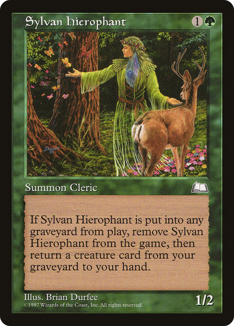 Sylvan Hierophant (WTH-) - Weatherlight
