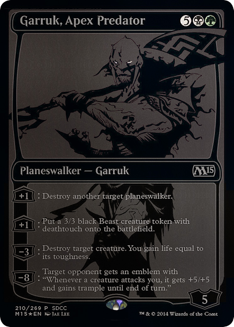 Garruk, Apex Predator (SDCC 2014 Exclusive) (MEDIA-210) - San Diego Comic-Con 2014 Foil