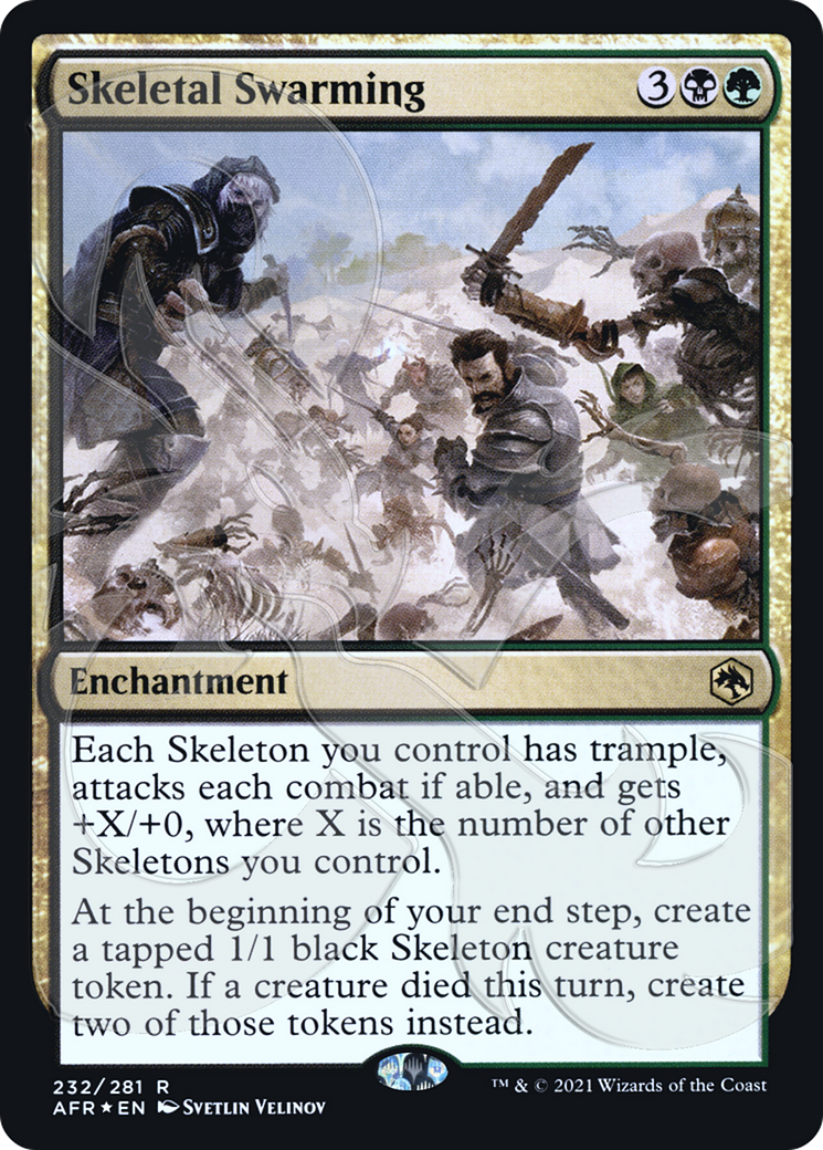 Skeletal Swarming (AFR&-232A) - Adventures in the Forgotten Realms Promos Foil